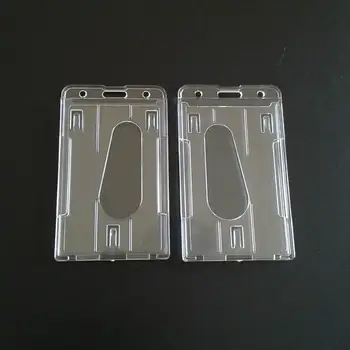 Factory Wholesale 400PCS High Quality Vertica/Horizontall Hard Plastic Badge Holder Double Card ID Transparent
Factory Wholesale 400PCS High Quality Vertica/Horizontall Hard Plastic Badge Holder Double Card ID Transparent