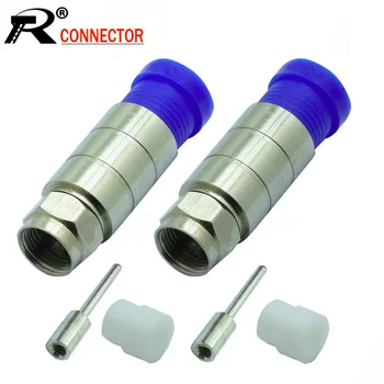 100pcs/pcs Waterproof F Compression Connector RG11 Cable Adapter Compression Bags RG11 Wire Connector Wholesales
100pcs/pcs Waterproof F Compression Connector RG11 Cable Adapter Compression Bags RG11 Wire Connector Wholesales