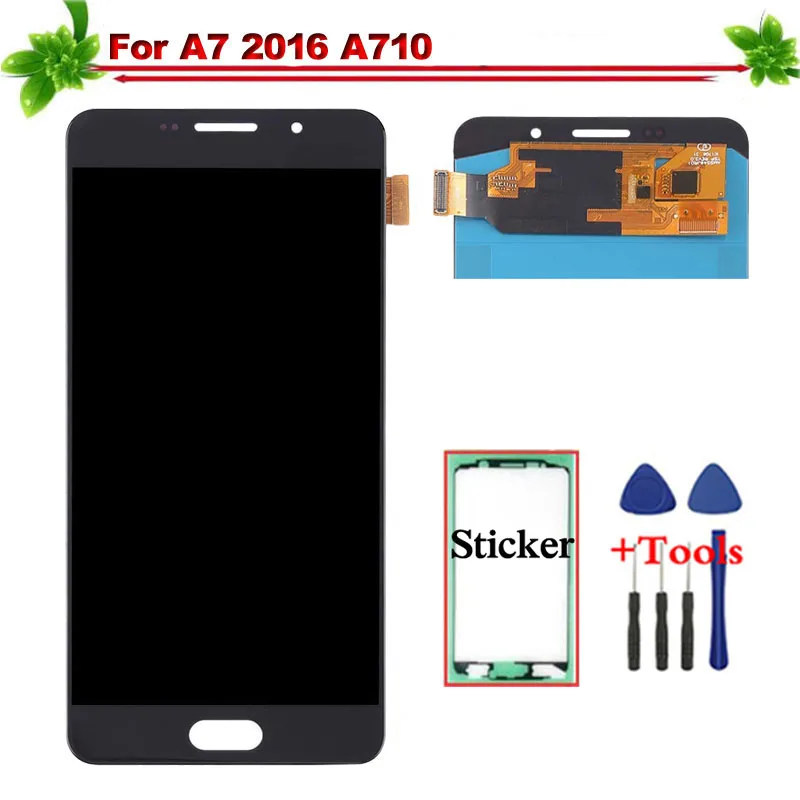 Replacement for Samsung Galaxy A7 2016 A710 A710F A710M LCD Touch Screen Digitizer LCD Display Assembly Oled 100% Tested
Replacement for Samsung Galaxy A7 2016 A710 A710F A710M LCD Touch Screen Digitizer LCD Display Assembly Oled 100% Tested