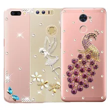 Para zte axon 7s mini max bling diamante caso nubia n2 n1 m2 z17 lite z11 z18 z17 z9 mini lâmina max x7 minha praga x9 capa traseira(China)