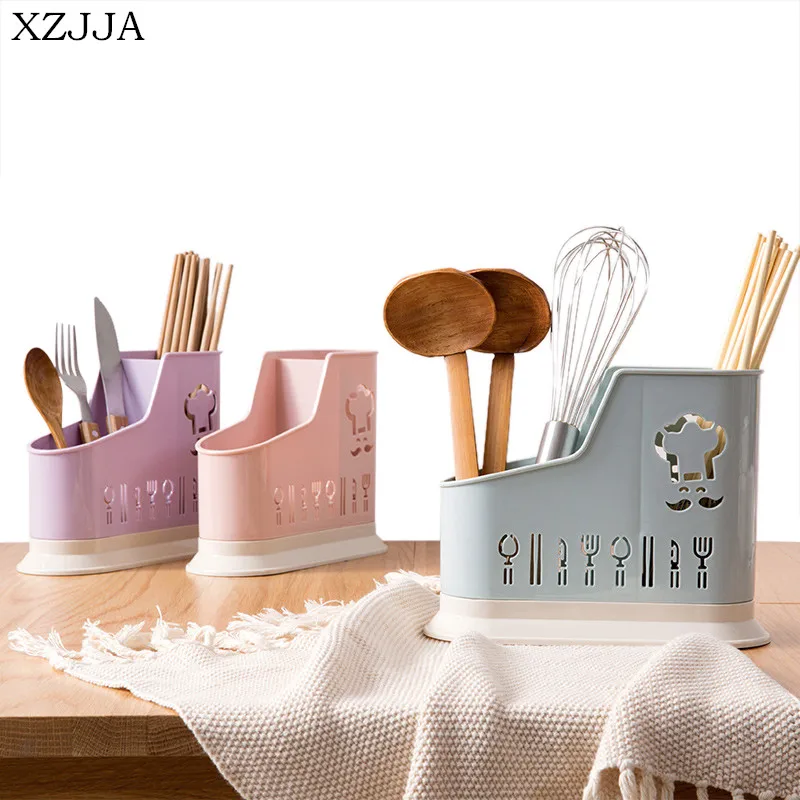 XZJJA High Quality Multifunction Tableware Storage Box Kitchen Storage Rack Fast Draining Water Cutlery Rack Kitchen Organizer
XZJJA High Quality Multifunction Tableware Storage Box Kitchen Storage Rack Fast Draining Water Cutlery Rack Kitchen Organizer