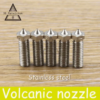 4 PCS All metal Stainless steel Volcano Nozzle 0.4mm/0.6mm/0.8mm/1.0mm/1.75mm 3mm Lengthen Crater hotend For 3D Printer PLA/ABS
4 PCS All metal Stainless steel Volcano Nozzle 0.4mm/0.6mm/0.8mm/1.0mm/1.75mm 3mm Lengthen Crater hotend For 3D Printer PLA/ABS