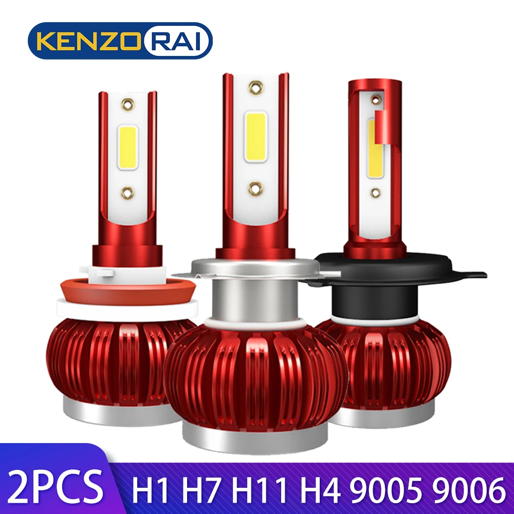 KENZORAI 2pcs H4 car LED headlight H1 H7 H8 H9 H11 9003 9005 9006 Auto HB3 HB4 HB2 HiLo Bulb 3800LM 12V 36W waterproof headlight
KENZORAI 2pcs H4 car LED headlight H1 H7 H8 H9 H11 9003 9005 9006 Auto HB3 HB4 HB2 HiLo Bulb 3800LM 12V 36W waterproof headlight