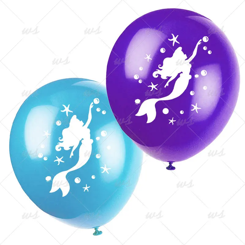10pc/set Printed Mermaid Balloon Baby Shower Birthday Party 10 Inch Latex Tiffany Purple Mermaid Theme Baptism Party Decoration
10pc/set Printed Mermaid Balloon Baby Shower Birthday Party 10 Inch Latex Tiffany Purple Mermaid Theme Baptism Party Decoration
