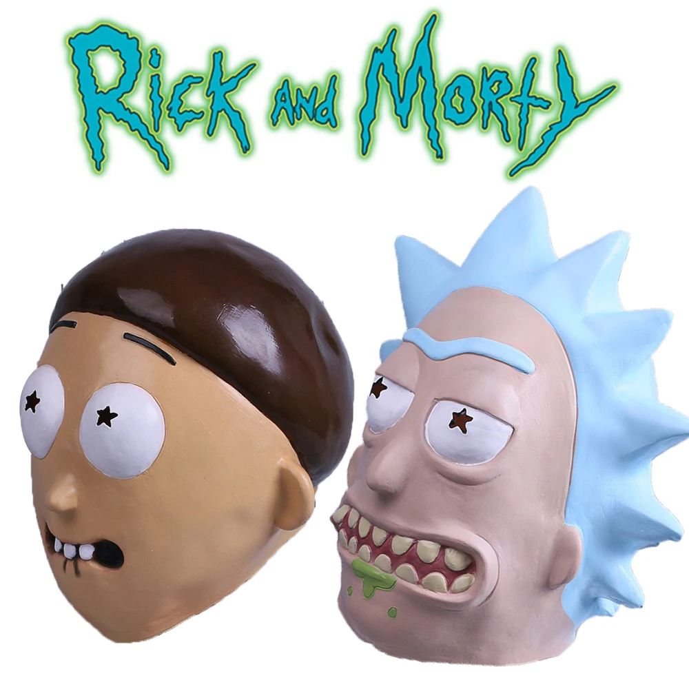 Anime Rick and Morty Mask Cosplay Helmet Cute Full Face Head Latex Hood Masks Masquerade Halloween For Women/Men Party Props
Anime Rick and Morty Mask Cosplay Helmet Cute Full Face Head Latex Hood Masks Masquerade Halloween For Women/Men Party Props
