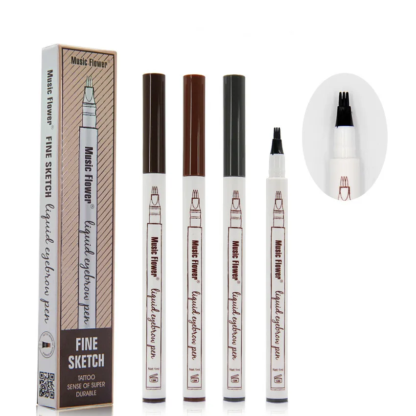 Microblading Tattoo Eyebrow Pencil Waterproof Fork Tip Eyebrow Pen 4 Head Fine Sketch Liquid Eyebrow Enhancer Dye Tint Pen
Microblading Tattoo Eyebrow Pencil Waterproof Fork Tip Eyebrow Pen 4 Head Fine Sketch Liquid Eyebrow Enhancer Dye Tint Pen