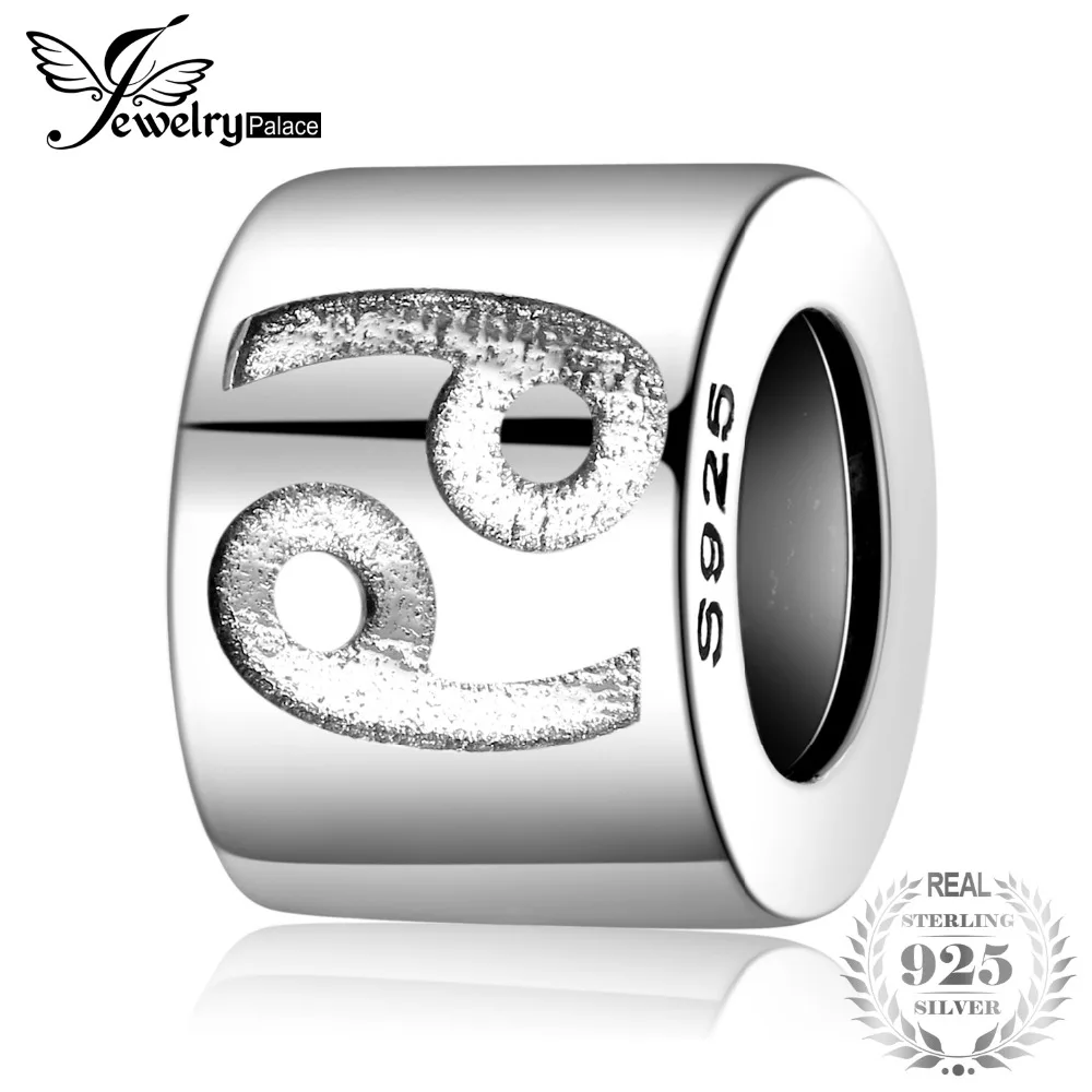 JewelryPalace 925 Sterling Silver Engraved Star Zodiac Sign Cancer Beads Charms Fit Bracelets Hot Selling Trendy Gifts For Girls
JewelryPalace 925 Sterling Silver Engraved Star Zodiac Sign Cancer Beads Charms Fit Bracelets Hot Selling Trendy Gifts For Girls