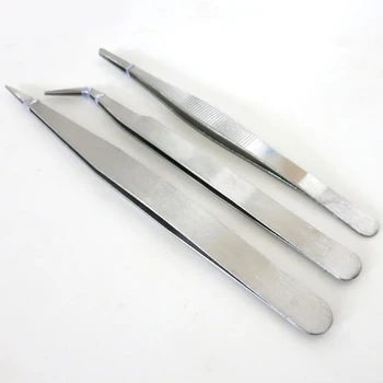 Electronic Stainless Steel Tweezers 3Pcs Precision Repair Mounting Tool Set Best Quality
Electronic Stainless Steel Tweezers 3Pcs Precision Repair Mounting Tool Set Best Quality