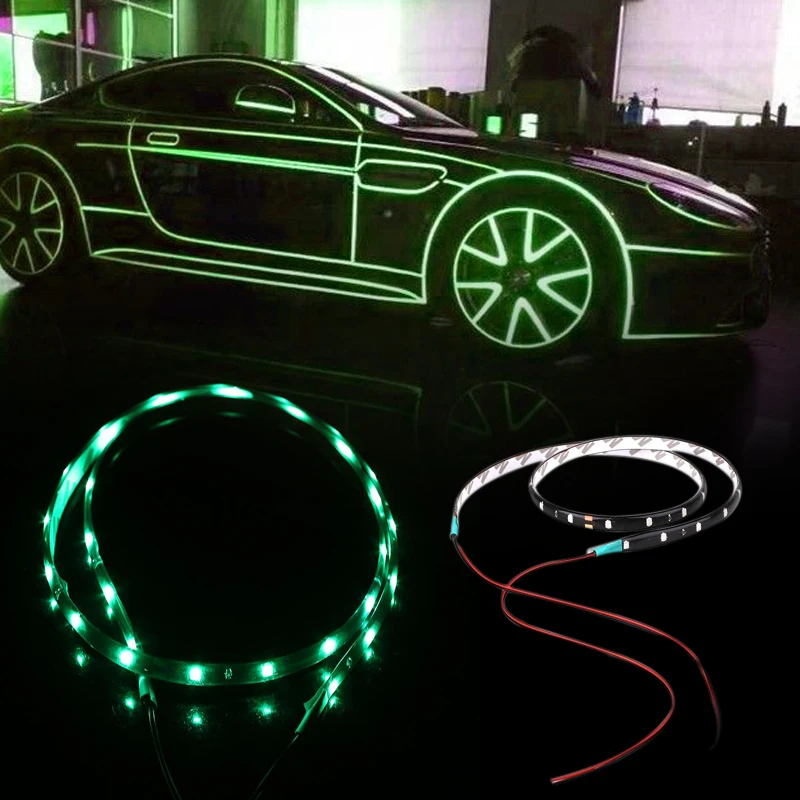 60cm 30 SMD Green LED Strip Light Flexible Neon Light Car Motor Light Car Decor Motor Truck Motorcycle Decoration
60cm 30 SMD Green LED Strip Light Flexible Neon Light Car Motor Light Car Decor Motor Truck Motorcycle Decoration