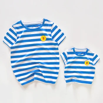 Mommy and Me Plus Size T Shirt Clothes Family Matching Outfits Homemade Navy Striped T-shirt Sister Matching Clothes for Father
Mommy and Me Plus Size T Shirt Clothes Family Matching Outfits Homemade Navy Striped T-shirt Sister Matching Clothes for Father