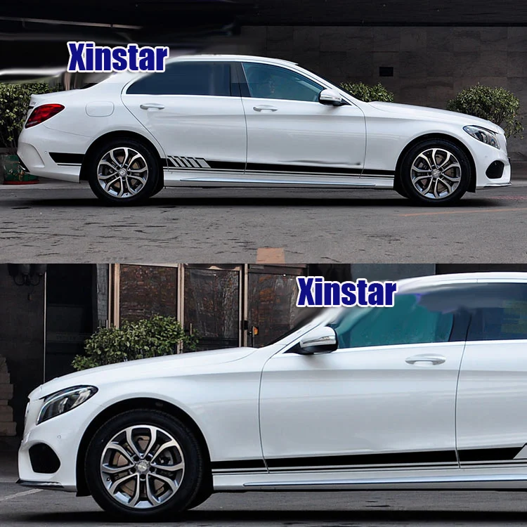 2pcs car side body decoration sticker For Mercedes benz AMG w204 w211 W210 CLK c180 e200 CLA GLK GLE GLA A180 A B C E class A45
2pcs car side body decoration sticker For Mercedes benz AMG w204 w211 W210 CLK c180 e200 CLA GLK GLE GLA A180 A B C E class A45