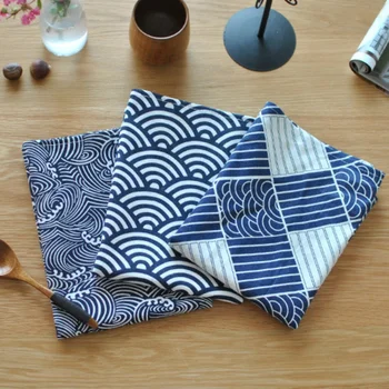 40*70cm Sector Plaid Sea Waves Japanese Style Mat Napkin Dessert Table Napkins Tea Towels Kitchen Dishcloth Placemats
40*70cm Sector Plaid Sea Waves Japanese Style Mat Napkin Dessert Table Napkins Tea Towels Kitchen Dishcloth Placemats