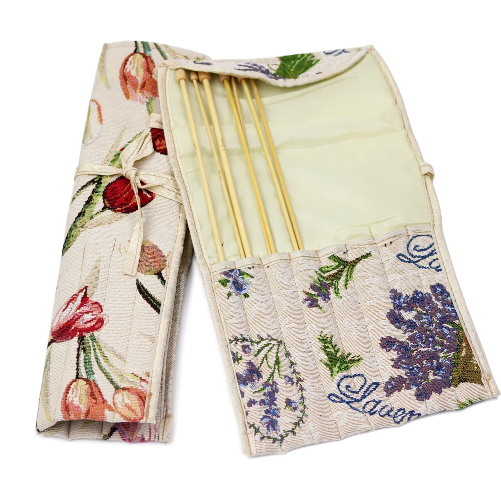 Lady Hemp Knitting Needle Bag Print Crochet Hook Bag Sewing Tools Organizer Fabric Crafts for Sweater Needle 36.5*22.5cm
Lady Hemp Knitting Needle Bag Print Crochet Hook Bag Sewing Tools Organizer Fabric Crafts for Sweater Needle 36.5*22.5cm