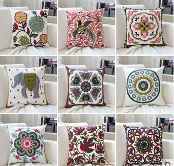 Thicken cotton embroidered cushion cover floral pillowcase elephant lumbar pillow case sofa retro pillow cover
Thicken cotton embroidered cushion cover floral pillowcase elephant lumbar pillow case sofa retro pillow cover