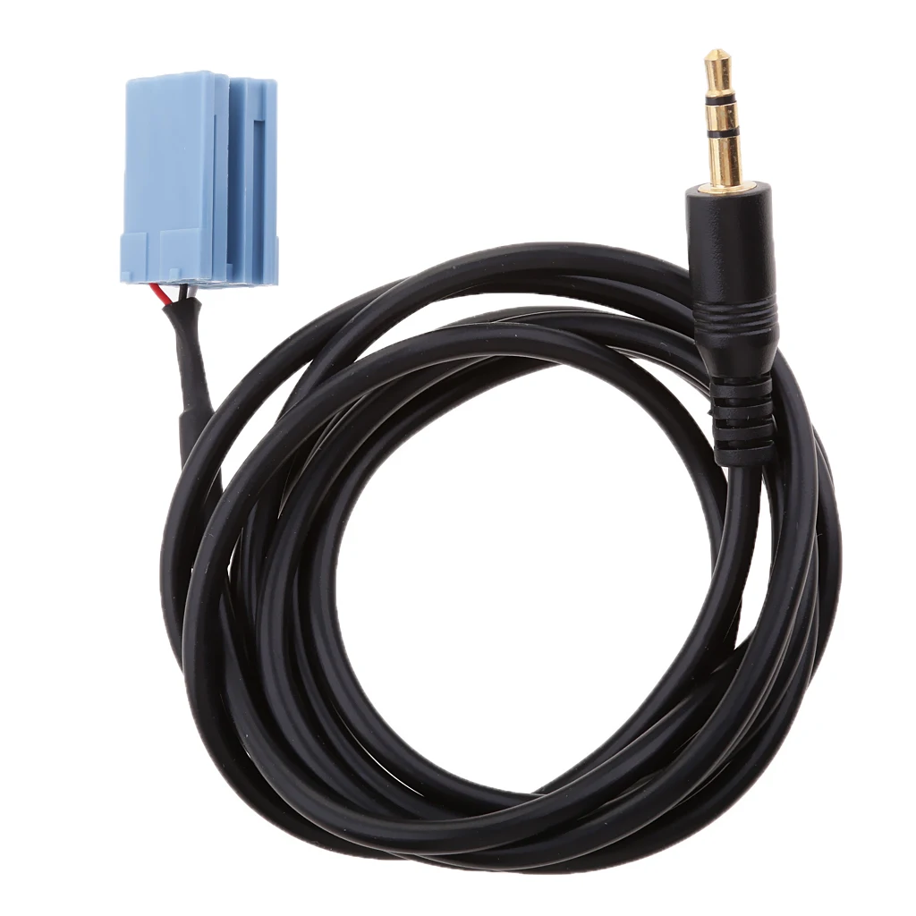 Car 3.5mm Male Audio Music AUX-In Cable Adapter For VW Becker Blaupunkt