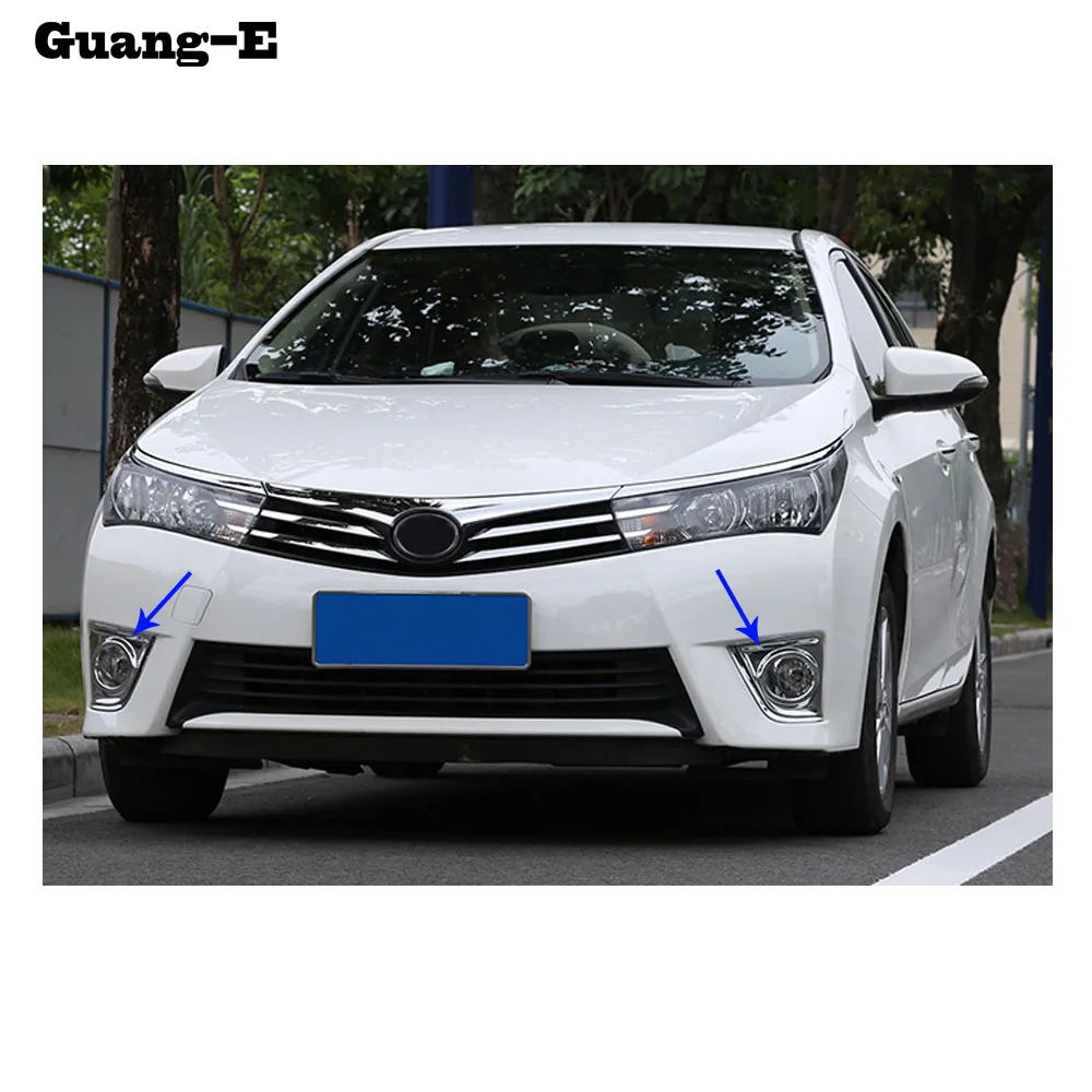 For Toyota Corolla Altis 2014 2015 2016 Car body head front fog light lamp frame stick styling ABS Chrome cover trim panel 2pcs
For Toyota Corolla Altis 2014 2015 2016 Car body head front fog light lamp frame stick styling ABS Chrome cover trim panel 2pcs