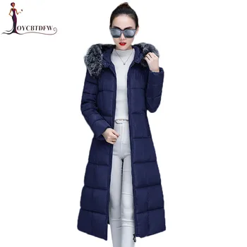 Winter Women Jacket Large Size Cotton Parkas 2018 Medium Long Outerwear With Fur Collar Hooded Thick warm Cotton Jacket LDT700
Winter Women Jacket Large Size Cotton Parkas 2018 Medium Long Outerwear With Fur Collar Hooded Thick warm Cotton Jacket LDT700