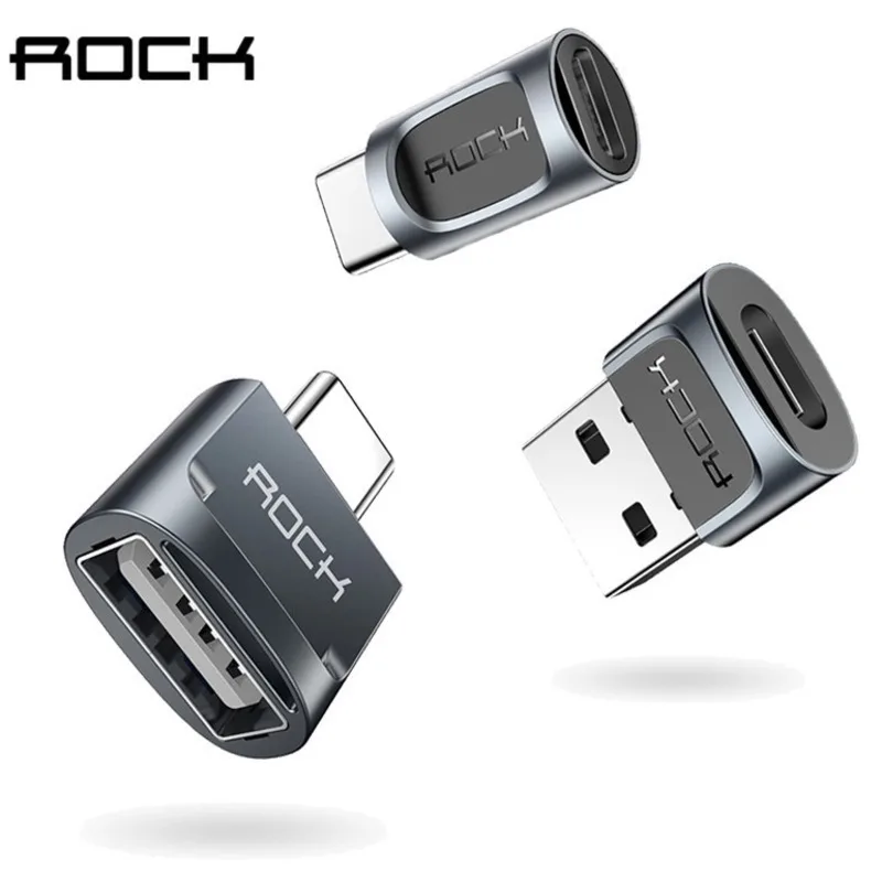 Rock OTG Micro Usb Type C Adapter For iPhone Lightning male to USB Type-C Female Cable Converters For Macbook Samsung Xiaomi OTG
Rock OTG Micro Usb Type C Adapter For iPhone Lightning male to USB Type-C Female Cable Converters For Macbook Samsung Xiaomi OTG