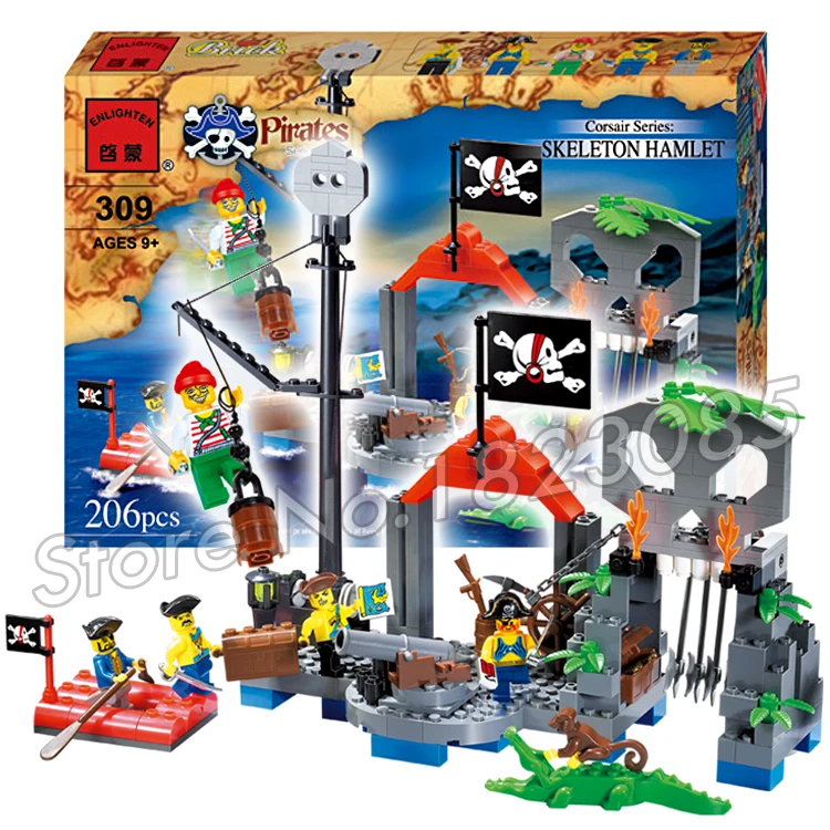 206pcs 2016 new Enlighten 309 Skeleton Hamlet Building Blocks Compatible With Lego
206pcs 2016 new Enlighten 309 Skeleton Hamlet Building Blocks Compatible With Lego
