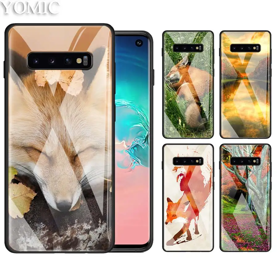 Tempered Glass Phone Case for Samsung Galaxy A50 A30 S10e S9 S8 S10 Plus Note 9 10 Cover Coque Bags Cute Fox In Autumn leaves
Tempered Glass Phone Case for Samsung Galaxy A50 A30 S10e S9 S8 S10 Plus Note 9 10 Cover Coque Bags Cute Fox In Autumn leaves