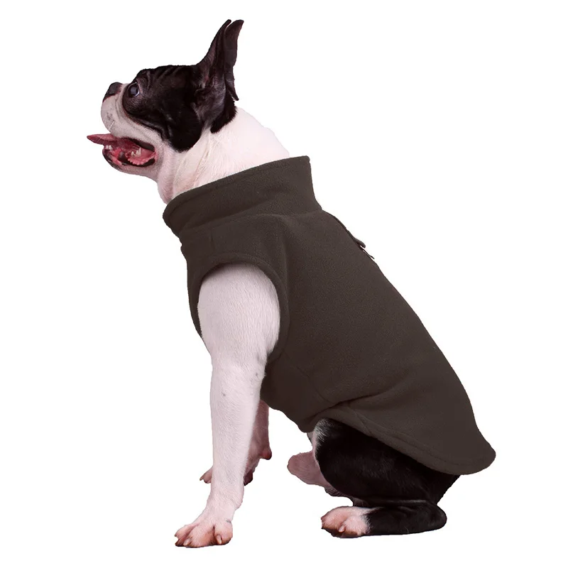 dog jacket brown