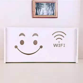 WIFI Pattern Storage Box Container Wall Mounted Shelf Storage Rack with Smiling Face
WIFI Pattern Storage Box Container Wall Mounted Shelf Storage Rack with Smiling Face