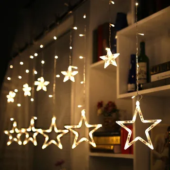 Star Shaped LED Lights String Curtain Window Bedroom Xmas Fairy Lamp Home Decor GHS99
Star Shaped LED Lights String Curtain Window Bedroom Xmas Fairy Lamp Home Decor GHS99
