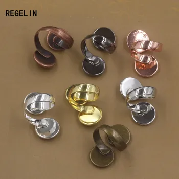 REGELIN Gold Plated Brass Double Blank Ring Setting Base Fit Round Glass Cabochon Cameo Rings Bezels Tray Jewelry Making 5pcs
REGELIN Gold Plated Brass Double Blank Ring Setting Base Fit Round Glass Cabochon Cameo Rings Bezels Tray Jewelry Making 5pcs