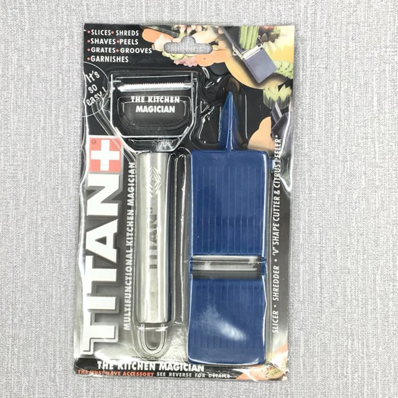 2018 Dual Vegetable Peeler&Julienne Peeler Cutter Sharp Stainless Steel Fruit Potato Carrot Grater Planing Kitchen Tool F0494
2018 Dual Vegetable Peeler&Julienne Peeler Cutter Sharp Stainless Steel Fruit Potato Carrot Grater Planing Kitchen Tool F0494