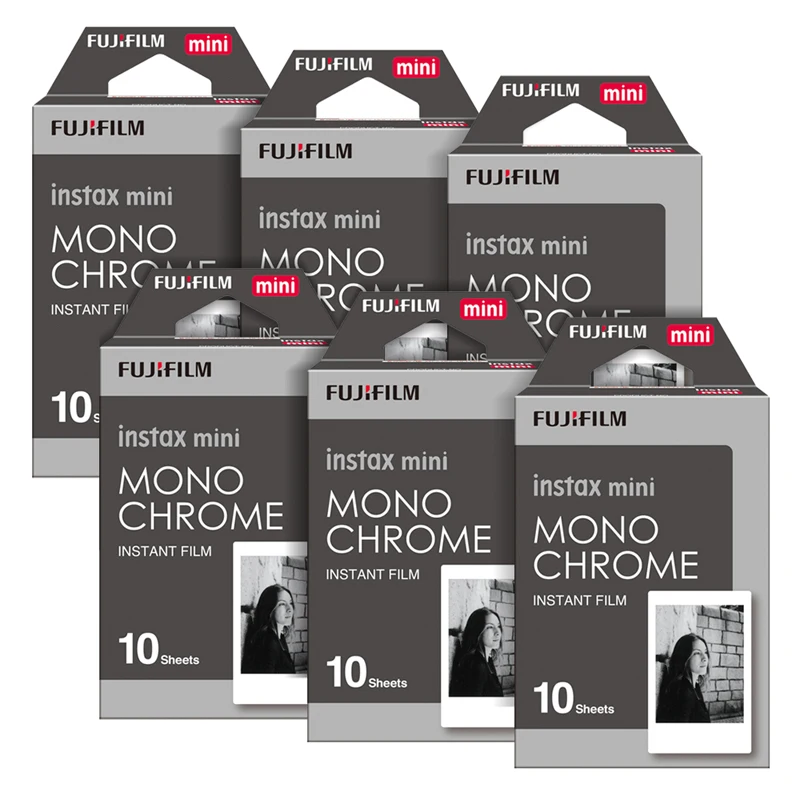 Fujifilm Instax Mini Instant 60 Film Monochrome for Fuji Mini 7s 8 8+ 9 25 50s 70 90 300 SP-1 2 Printer
Fujifilm Instax Mini Instant 60 Film Monochrome for Fuji Mini 7s 8 8+ 9 25 50s 70 90 300 SP-1 2 Printer