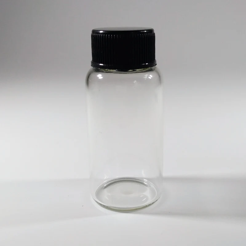 30pcs/lot 20ml empty bottle jar 27*58mm Black Plastic screw cap Transparent wish glass bottle candy jar Decoration crafts
30pcs/lot 20ml empty bottle jar 27*58mm Black Plastic screw cap Transparent wish glass bottle candy jar Decoration crafts