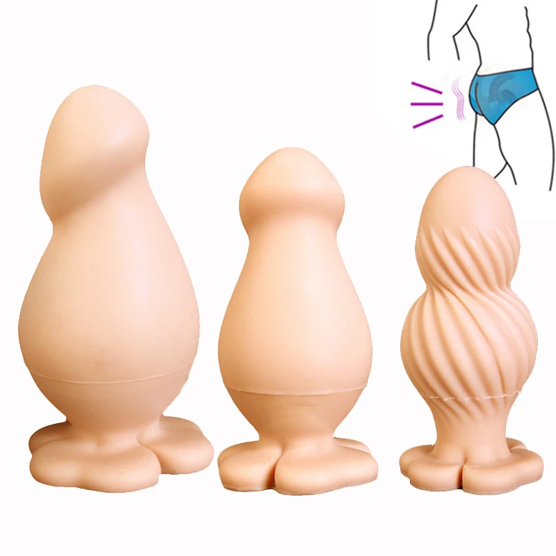 Soft Silicone Anal Plug Butt Stimulation Butt Plug Erotic Prostate Massager Sex Toys For Women Men Adult Masturbator Sex Product