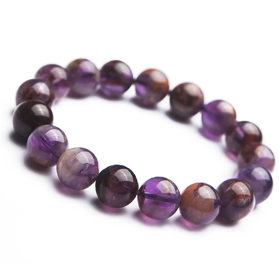 Genuine Natural Purple Phantom Quartz Women Stretch Fashion Round Beads Bracelet 13mm
Genuine Natural Purple Phantom Quartz Women Stretch Fashion Round Beads Bracelet 13mm