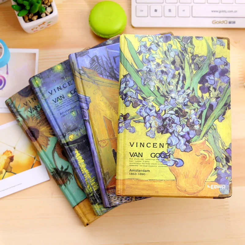 Hot Fashion creative Van Gogh color page notebook Vintage planner diary agenda filofax a5 sketchbook graffiti travelers Notebook
Hot Fashion creative Van Gogh color page notebook Vintage planner diary agenda filofax a5 sketchbook graffiti travelers Notebook