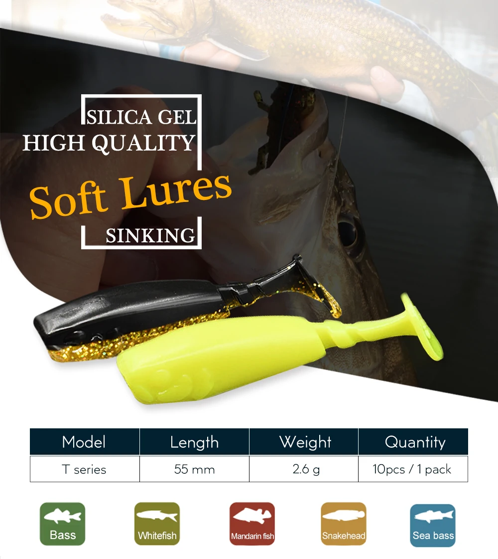 lure fishing soft lure isca artificial jig pesca leurre souple crankbait wobbler 1