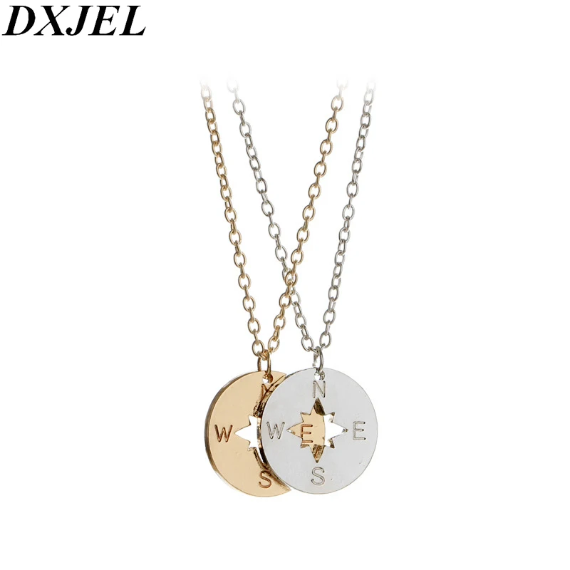 DXJEL Compass Necklace Charm Pendant Necklace Nautical Sailor Travel Find your true north and south Jewelry wholesale 50
DXJEL Compass Necklace Charm Pendant Necklace Nautical Sailor Travel Find your true north and south Jewelry wholesale 50