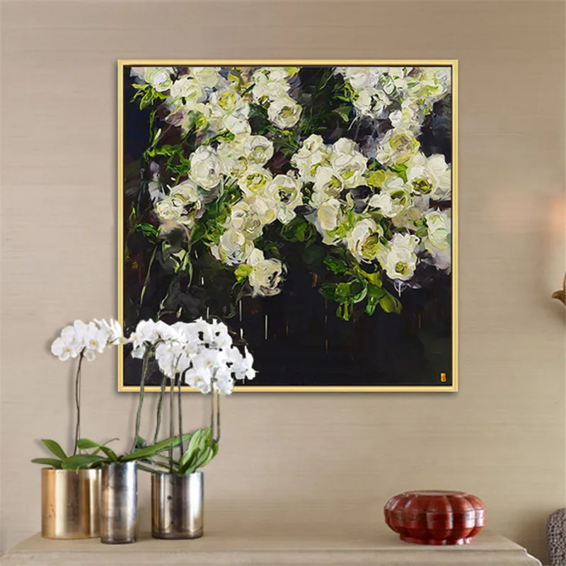 Hand Painted Oil Painting Flower Canvas wall art canvas Pictures for living room home decor cuadros decoracion 3
Hand Painted Oil Painting Flower Canvas wall art canvas Pictures for living room home decor cuadros decoracion 3