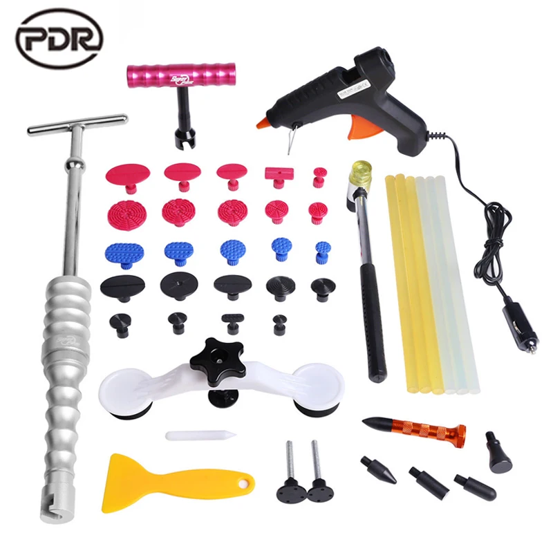 PDR Tools Kit Paintless Dent Repair Tools Car Dent Repair Dent Puller Kit Suction Cups Fungi Hammer Tool Sets
PDR Tools Kit Paintless Dent Repair Tools Car Dent Repair Dent Puller Kit Suction Cups Fungi Hammer Tool Sets