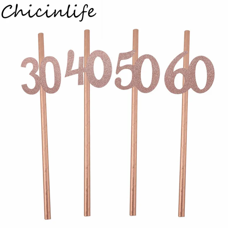 10Pcs Rosegold Number 30 40 50 60 Drinking Paper Striped Straws Birthday Party Adult 30th 40th 50th Anniversary Decor Supplies
10Pcs Rosegold Number 30 40 50 60 Drinking Paper Striped Straws Birthday Party Adult 30th 40th 50th Anniversary Decor Supplies