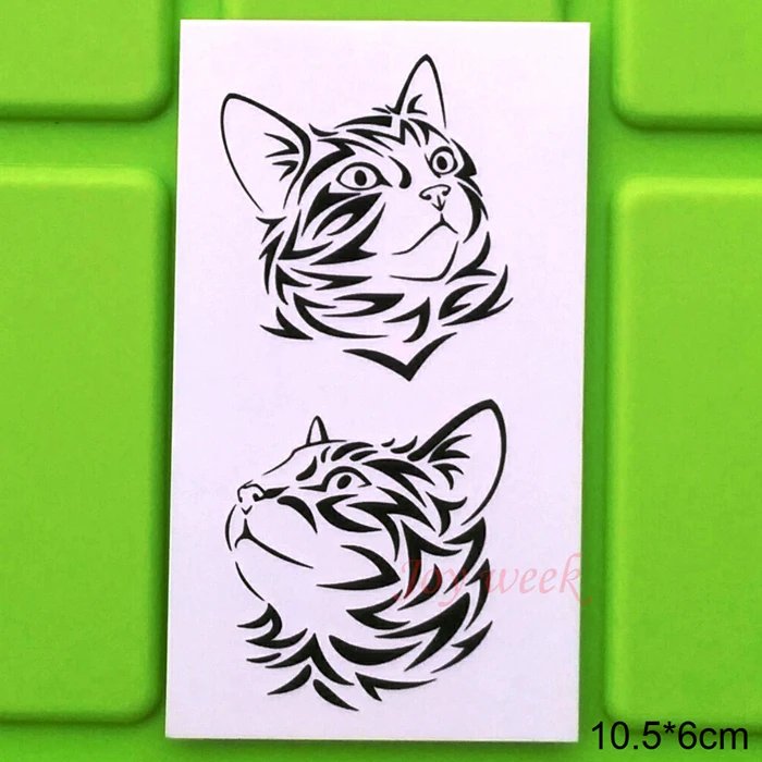 Водостойкая Временная тату-наклейка, классная Татуировка кошки 10,5 х6 см, тату-наклейки, флэш-тату, поддельные татуировки для девушек, женщин и мужчин
Водостойкая Временная тату-наклейка, классная Татуировка кошки 10,5 х6 см, тату-наклейки, флэш-тату, поддельные татуировки для девушек, женщин и мужчин
