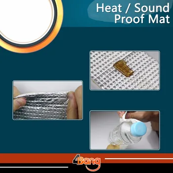 Car-Styling 250*100cm Heat Killer Noise Deadener Shield Mat Sound Insulation Aluminum Foil For Sedan Boot Trunk Wheel Fender
Car-Styling 250*100cm Heat Killer Noise Deadener Shield Mat Sound Insulation Aluminum Foil For Sedan Boot Trunk Wheel Fender