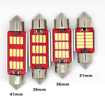 Tonewan 4pcs 31mm 36mm 39mm 41mm C5W C10W 4014 LED Car Festoon Lights Auto Interior Dome Lamp Reading Bulb White 12V super offer 
Tonewan 4pcs 31mm 36mm 39mm 41mm C5W C10W 4014 LED Car Festoon Lights Auto Interior Dome Lamp Reading Bulb White 12V super offer