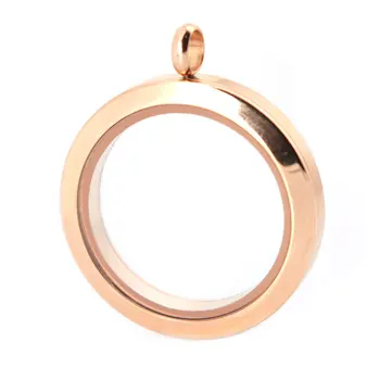 30mm round screw rose gold plain stainless steel Memory living glass locket pendant for neckalce charms Women
30mm round screw rose gold plain stainless steel Memory living glass locket pendant for neckalce charms Women
