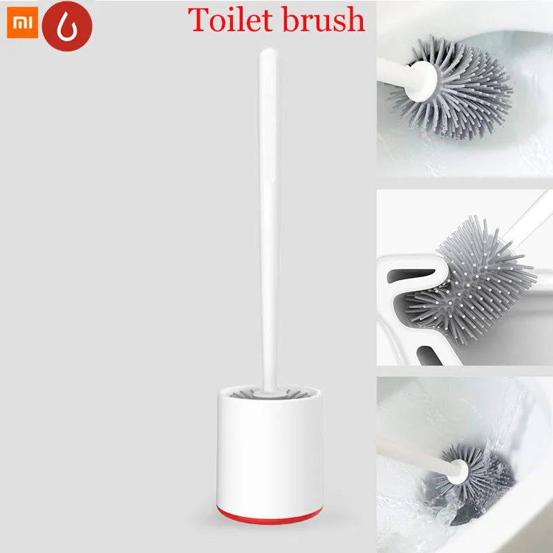 New Xiaomi Mijia YJ Vertical Storage Toilet Brush Soft Glue Bristles Toilet Brush and Bracket Set Bathroom Toilet Cleaning Tool
New Xiaomi Mijia YJ Vertical Storage Toilet Brush Soft Glue Bristles Toilet Brush and Bracket Set Bathroom Toilet Cleaning Tool