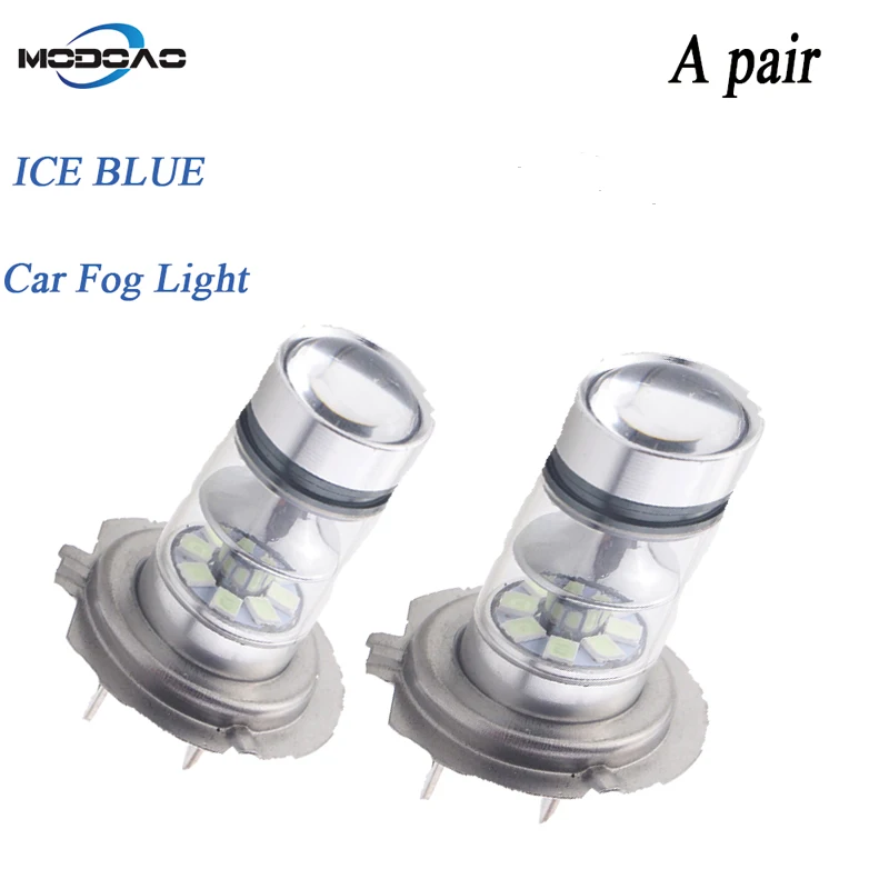 2PCs Fog Lights Ice Blue Lights Vehicle fog Lamps Vehicle Daytime Driving Lights 20LED Bulbs 100W 8000K H3 H4 H7
2PCs Fog Lights Ice Blue Lights Vehicle fog Lamps Vehicle Daytime Driving Lights 20LED Bulbs 100W 8000K H3 H4 H7