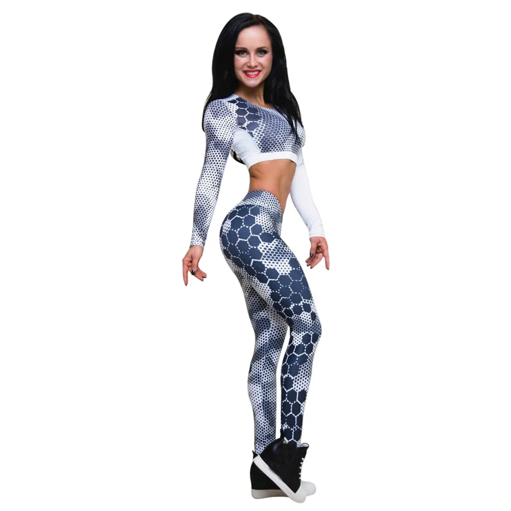 USPS Fitness Yoga Sport Women Gym Yoga Tracksuit Stitching Sweatshirt Sets Sport Wear Suit Blouse Quick Drying Training Trousers
USPS Fitness Yoga Sport Women Gym Yoga Tracksuit Stitching Sweatshirt Sets Sport Wear Suit Blouse Quick Drying Training Trousers