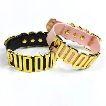 100% Handcrafted Cosplay Letter Choker Word Movie Hallowen Costume Gold Letters Word Name Collar Necklace
100% Handcrafted Cosplay Letter Choker Word Movie Hallowen Costume Gold Letters Word Name Collar Necklace