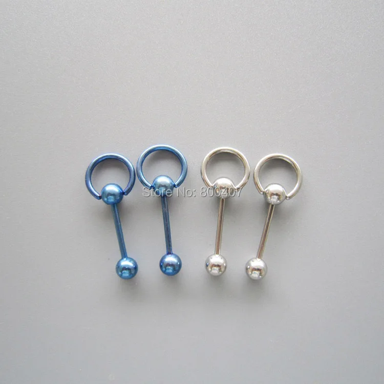 14G SS 316L Steel Pacific Blue Straight Barbell Captive Ring Body Piercing Jewelry 4 Pack BJ-1-020
14G SS 316L Steel Pacific Blue Straight Barbell Captive Ring Body Piercing Jewelry 4 Pack BJ-1-020
