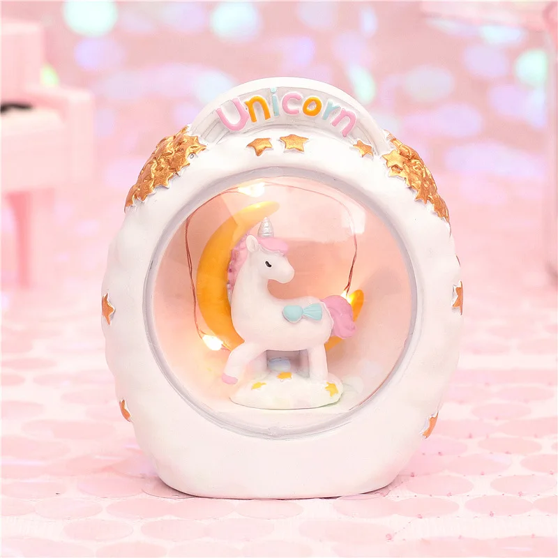 New arrival LED Night Light Unicorn Resin Cartoon Figurines Bedroom Lamp Baby Home Decoration Figurines Craft Christmas Gift
New arrival LED Night Light Unicorn Resin Cartoon Figurines Bedroom Lamp Baby Home Decoration Figurines Craft Christmas Gift