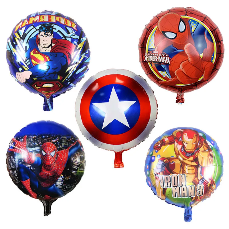 10pcs/lot 18inch Super Hero Balloons Avengers Spiderman Batman Foil Balloon Children Birthday Party Supplies Baby Toys Decorn
10pcs/lot 18inch Super Hero Balloons Avengers Spiderman Batman Foil Balloon Children Birthday Party Supplies Baby Toys Decorn